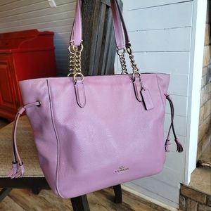 Purple Coach Bag